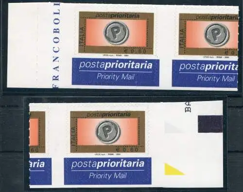 2004 Priority Post Euro 0,60 - 3 Sorten