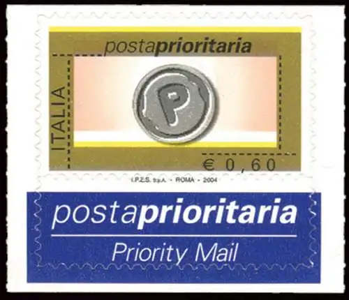 2004 Priority Post Euro 0,60 Farbvarianten der Mitte