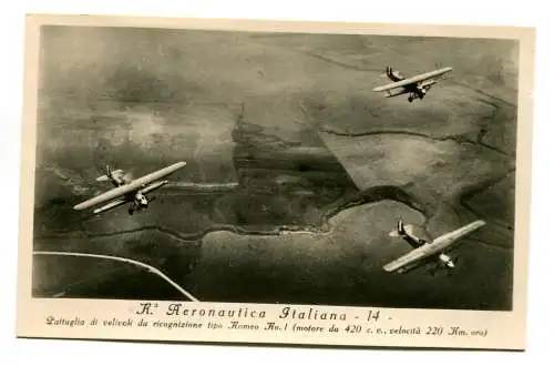 Luftfahrt - Postkarte der R. Aeronautica - 14