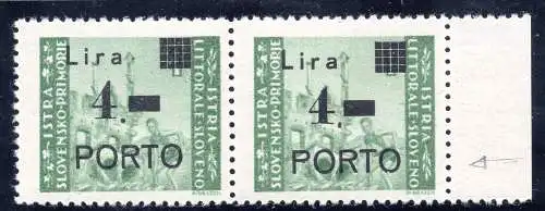 Istrien Slowenische Küste Steuermarken Hafen 1 Lira Sorte