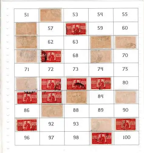 Democratica Lire 100 Sammlung Zahnung 14