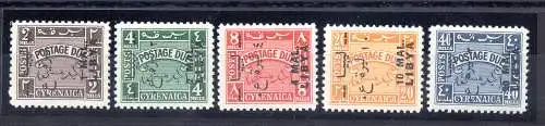 Tripolitanien Porto Nr. 8/12 MNH