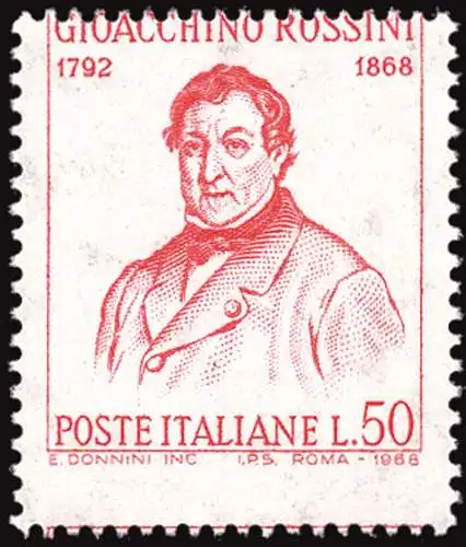 Rossini Lire 50 n. 1096ba Sorte verschobene Verzahnung