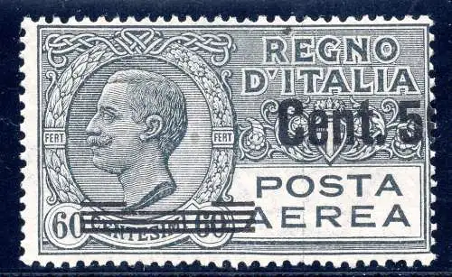 Luftpost Cent. 50 Solo Cent und Riegel – Sorten