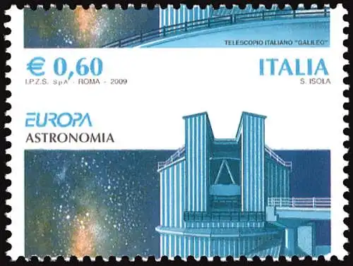 Europa 2009 Euro 0,60 Astronomie Sorte