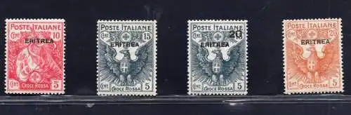 Eritrea - Rotes Kreuz Nr. 41/44 Serie MNH