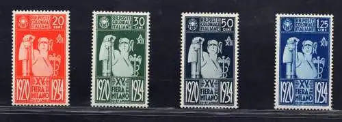 Emissioni Generali - Fiera di Milano n. 42/45 Serie MNH