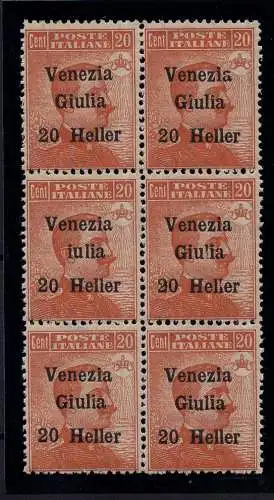 Venezia Giulia - 20 c. Sorte Iulia Nr. 31ca - MNH