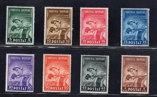 Albanien Occ. Italienisch - Tuberkulose Nr. 38/45 - MNH