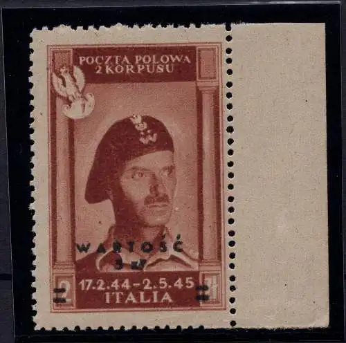 Polnisches Korps - Wartosc Luftpost Nr. 1 - MNH