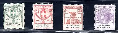 Parastatali Opera Italia Redenta Nr. 46/49 - postfrisch