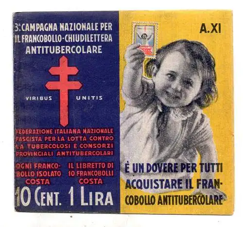 3^ Anti-Tuberkulose-Kampagne - Libretto Sandra Mondaini