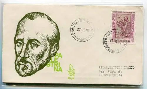 Italien FDC Venetia 1975 G. Pieruigi Palestrina reiste nach Italien