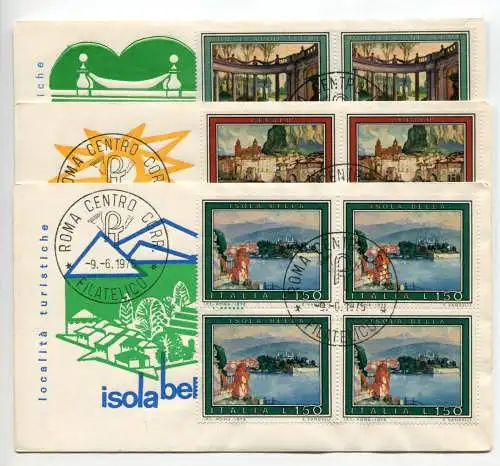 Italien FDC Venetia 1975 Turistica Viertel nicht gereist