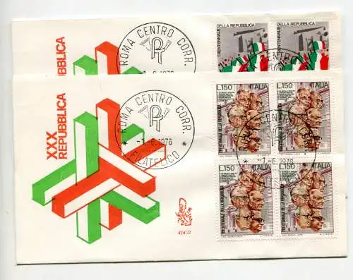 Italien FDC Venetia 1976 XXX Viertelrepubblica nicht gereist