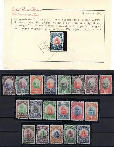 Vedute e Libertas komplette Serie MNH