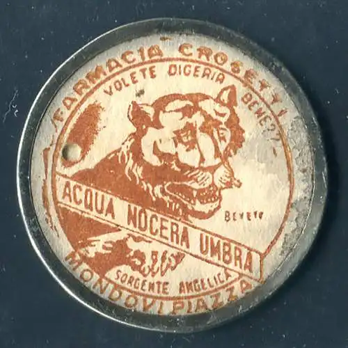 Apotheke Tigerkreuze (braun) Bedarfsmarke