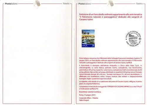 Bulletin Geschenkausgabe - Quellenti di Cassano Irpino