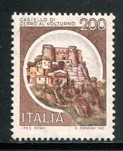 Castello Lire 200 Sorten hellblauer Druck