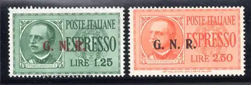 G.N.R. - Espresso Nr. 19/20 Auflage von Brescia III. typ - MNH