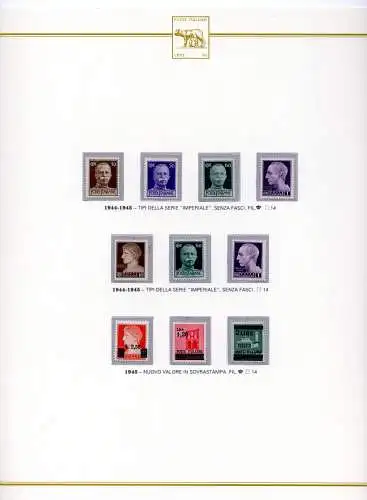 Statthalter - Komplette Sammlung P.O. + Dienstleistungen - MNH