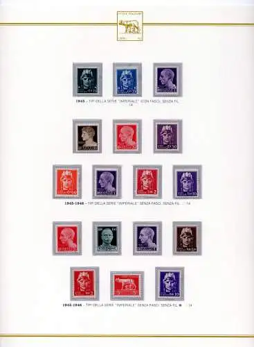 Statthalter - Komplette Sammlung P.O. + Dienstleistungen - MNH