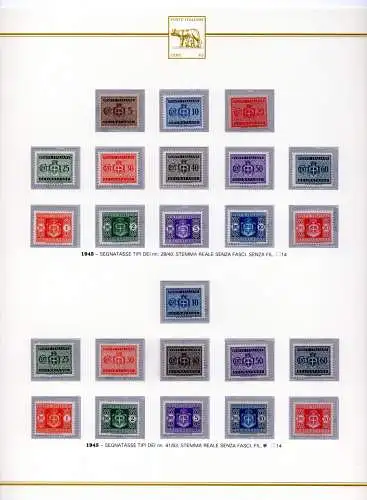 Statthalter - Komplette Sammlung P.O. + Dienstleistungen - MNH