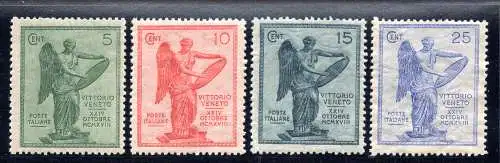 1921 Sieg Nr. 119/122 Serie gut zentriert - MNH