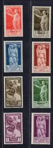 Libyen - Augustus Nr. 152/157 + P.A. n. 36/37 Serie