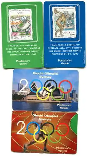 Philateliekarten Serie Olympische Spiele Sydney 2000