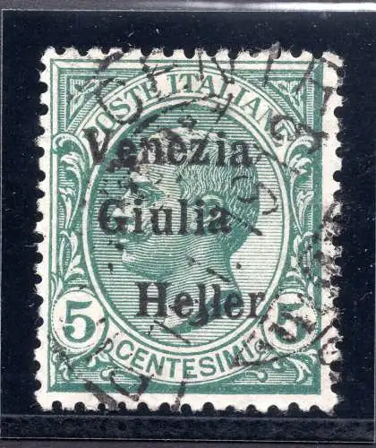 Venezia Giulia - 5 Heller von 5 Nr. 30ca ohne Ziffer 5 Gebraucht