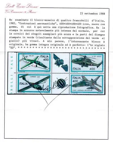 Constructions Aeronautique '83 intensivste Druckvariante Blau