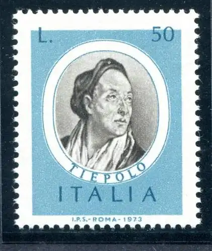 Illustri Tiepolo Varietà Italia e L. 50 verschoben