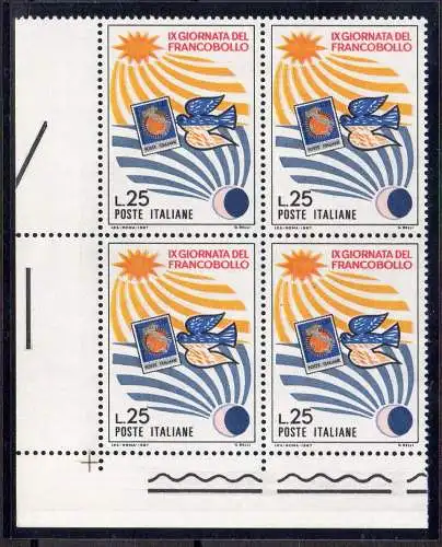 Tag der Briefmarke '67 rote Sorte aus dem Register