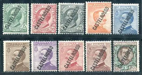 Castelrosso Nr. 15/24 komplette Serie MNH