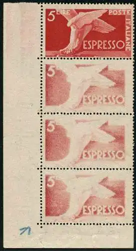 Espresso Lire 5 Sorten Druck unvollständig