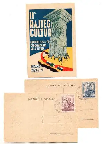 Triest B - Piran Kulturfestival - offizielle Postkarte