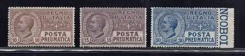 Luftpost Nr. 1/3 Serie gut zentriert MNH