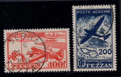 Fezzan e Ghadames - Luftpost 100 und 200 Fr.