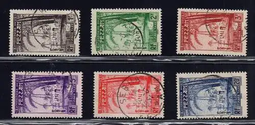 Fezzan und Ghadames - Steuermarken Oase di Brak Nr. 1/6