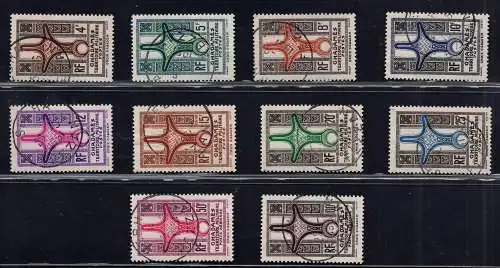 Fezzan und Ghadames - Kreuz von Agadem Nr. 41/48 + P.A.