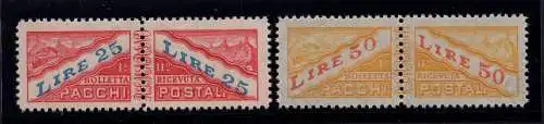 San Marino - Postpakete Lire 25 und 50 Nr. 31/32 - postfrisch