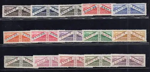 San Marino - Postpakete Nr. 1/15 ungezähnt in der Mitte MNH