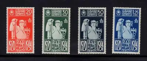 Emissioni Generali - Fiera di Milano n. 42/45 Serie MNH
