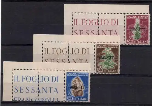 Trieste A - Tabak komplette Serie von sehr guter Qualität