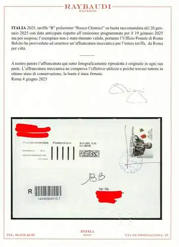 Turnschuhe auf Einschreiben - Vorlaufdatum ungültig