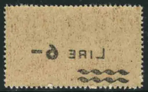 Luftpost Lire 6 von 3,20 Sorten Abziehbild komplett aus dem Aufdruck