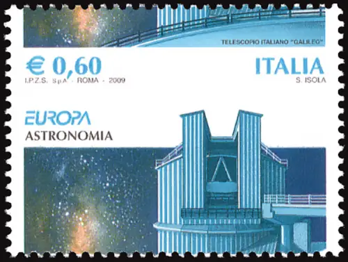 Europa 2009 Euro 0,60 Astronomie Sorte