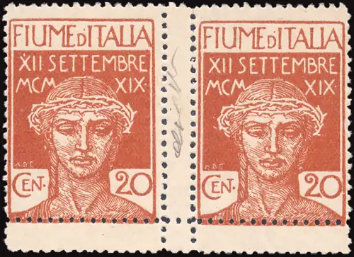 Fluss - Eingang Legionäre zum Fluss Cent. 20 Sorten