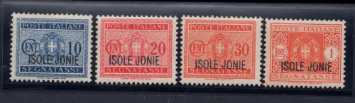 Ionische Inseln Steuermarken Nr. 1/4 - MNH